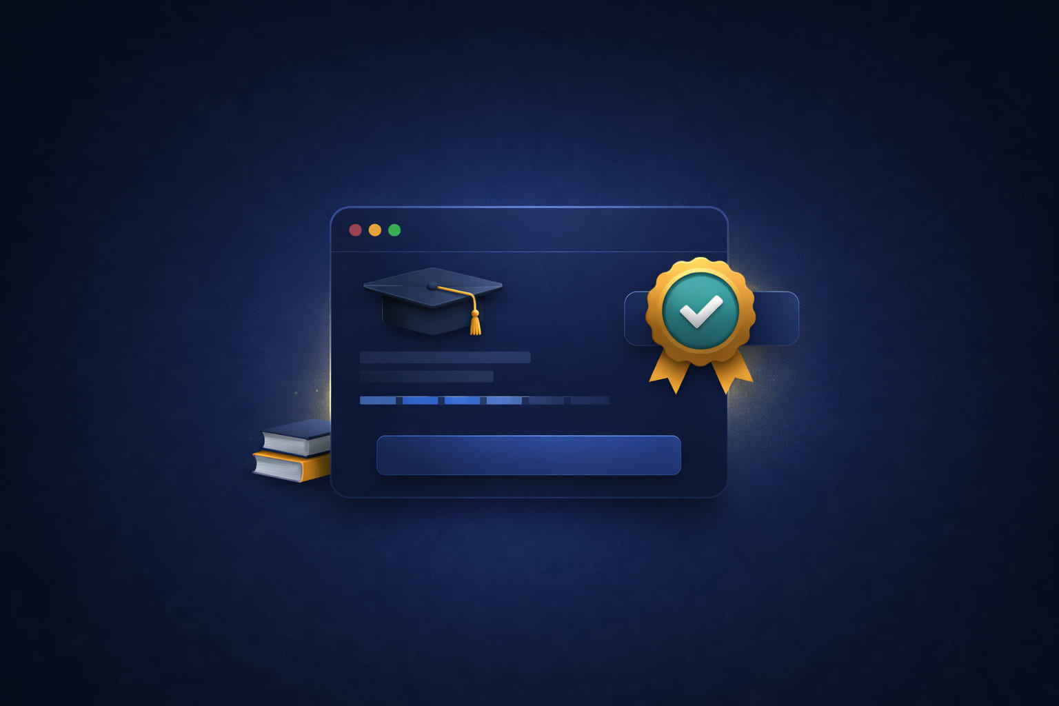 Mini E-Learning Platform project screenshot showing course dashboard
